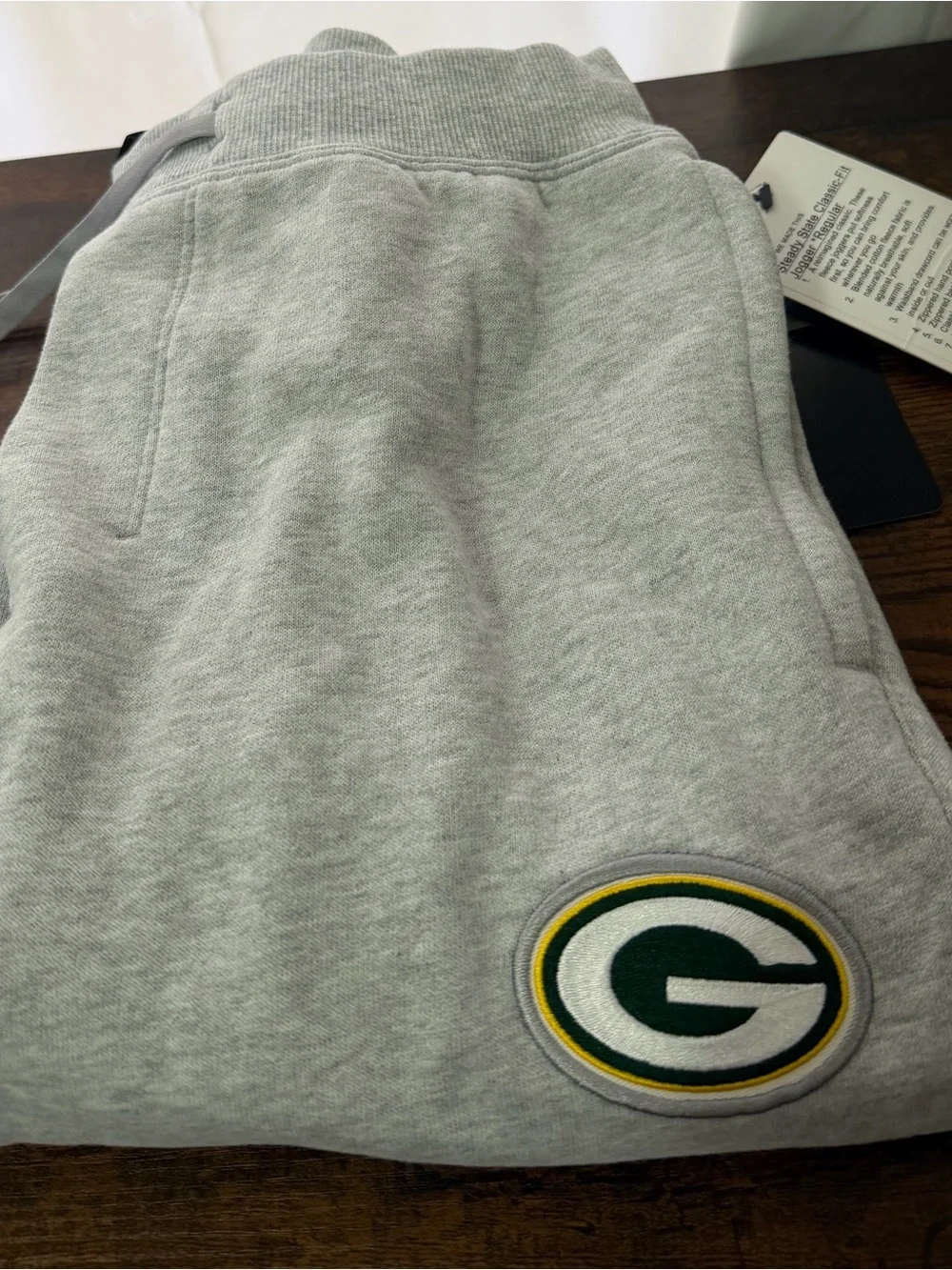 Men's Lululemon Green Bay Packers steady state, joggers